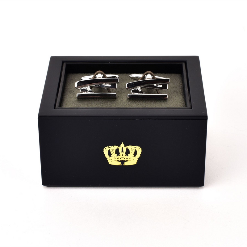 Harvey Makin Metal Plated Stapler Cufflinks