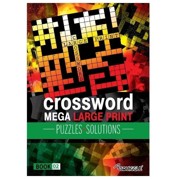 Mega Large Print Modern Crossword Book 2