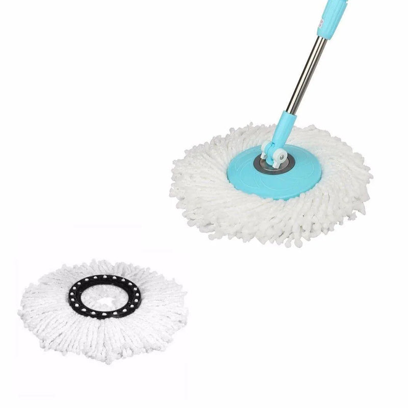 Replacement Round Spin Microfibre Refill Mop Head
