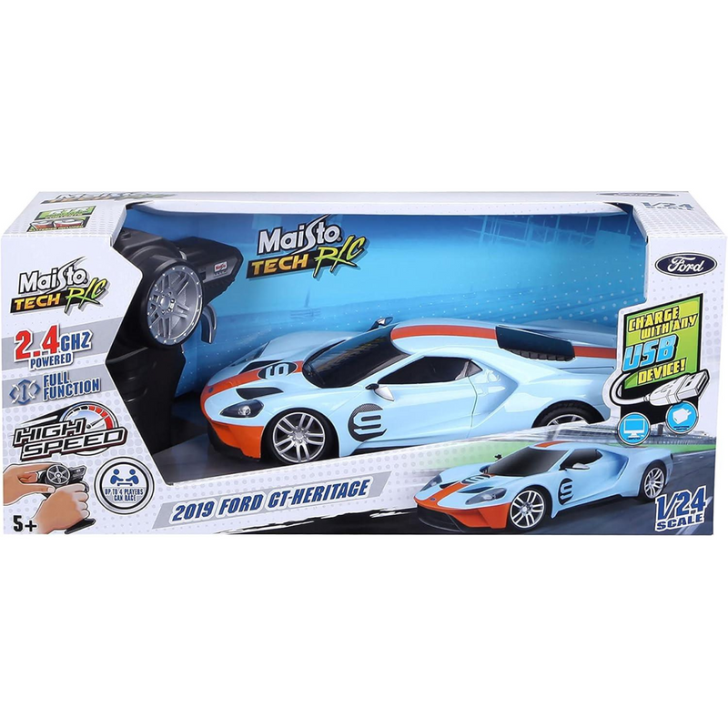 Maisto Premium RC Remote Control Ford GT Heritage 1/24 Scale