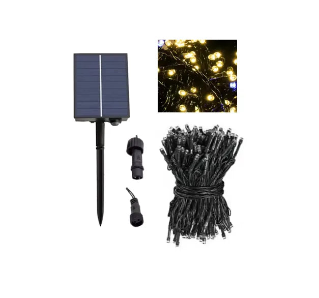 Solar 300 Led Fairy Lights String