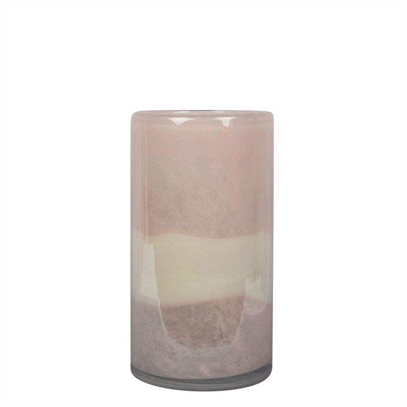 Objets d''Art Medium Neutral Glass Vase