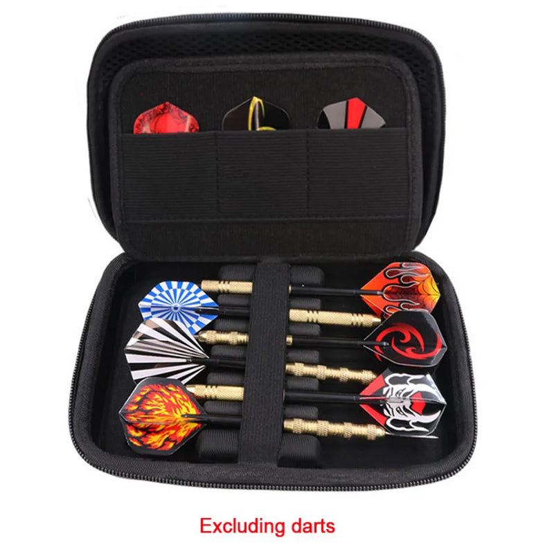 Dart Storage Bag Dart Case Portable Travel Dart Holder for 6 Darts-Black