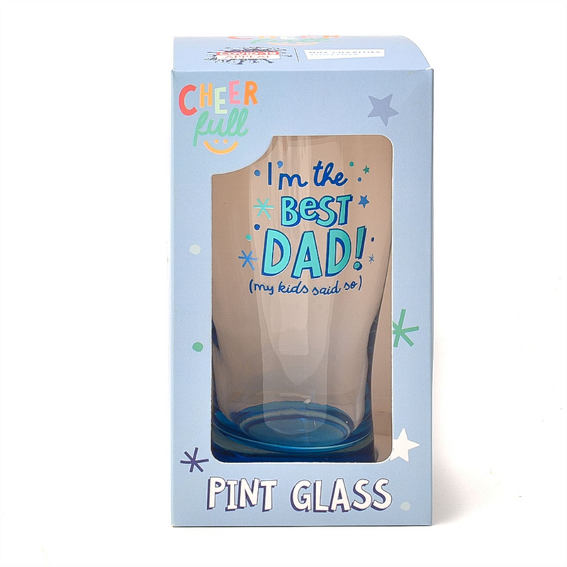 Cheerfull Pint Glass - Best Dad