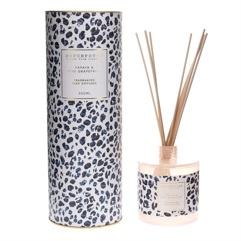 Frida Leopard 300ml Diffuser Papaya & Pink Grapefruit