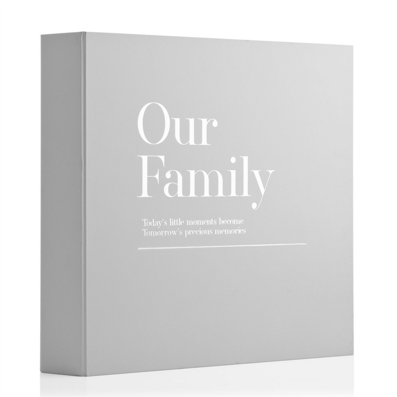 Moments Coffee Table Scrapbook Album - Our Family