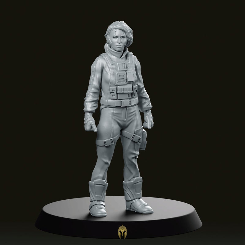 Maisie Cyber Citizen Cyberpunk Miniature Sci-Fi Pilot