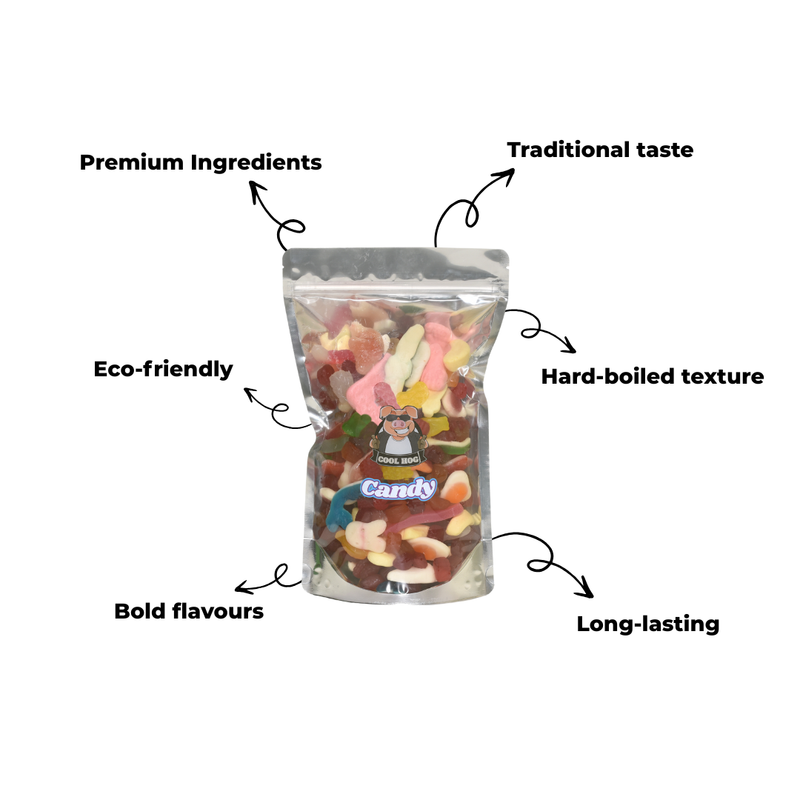 Make It Rainbow Jelly Mix Candy Resealable Bag - 1KG