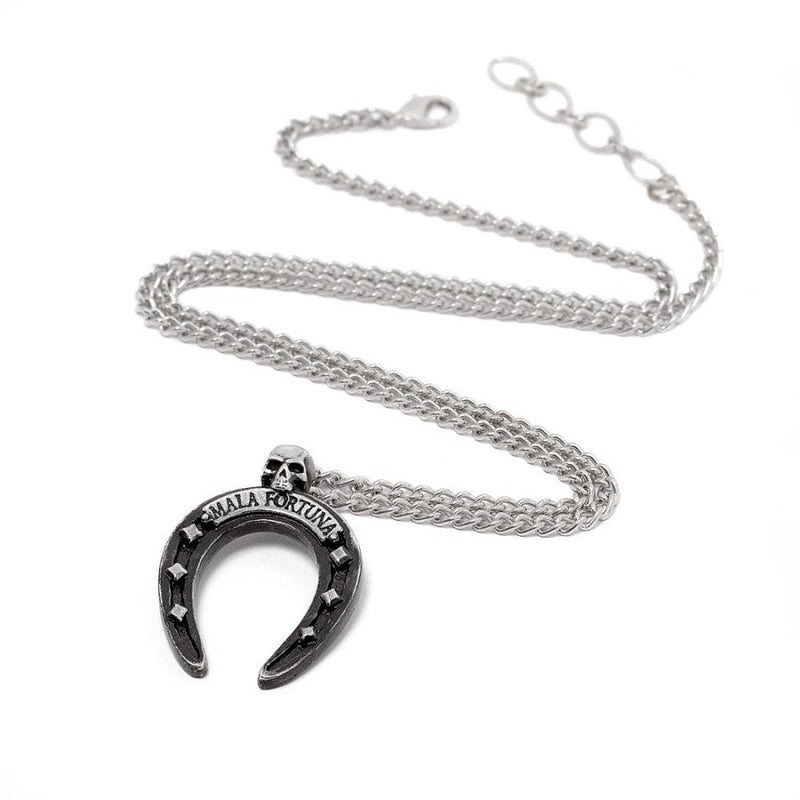 Alchemy Gothic Mala Fortuna Horseshoe Necklace