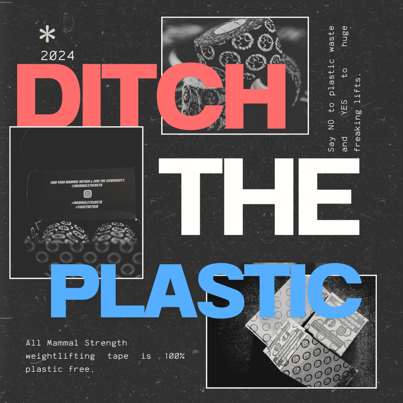 Mammal Tape 5-Metre Rolls - Thumb & Weightlifting Tape (3-Pack / Black / 2.0 Spec)