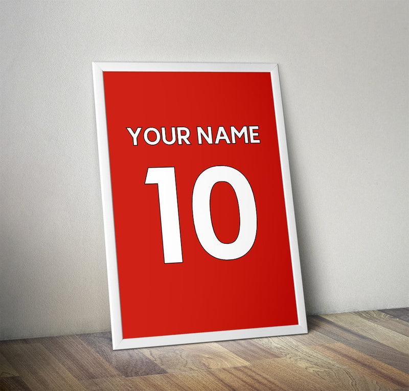 Personalised Football Shirt Print