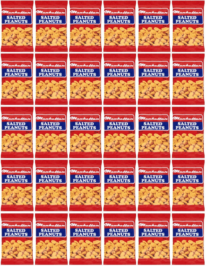 30 x Manhattan Salted Peanuts 30G