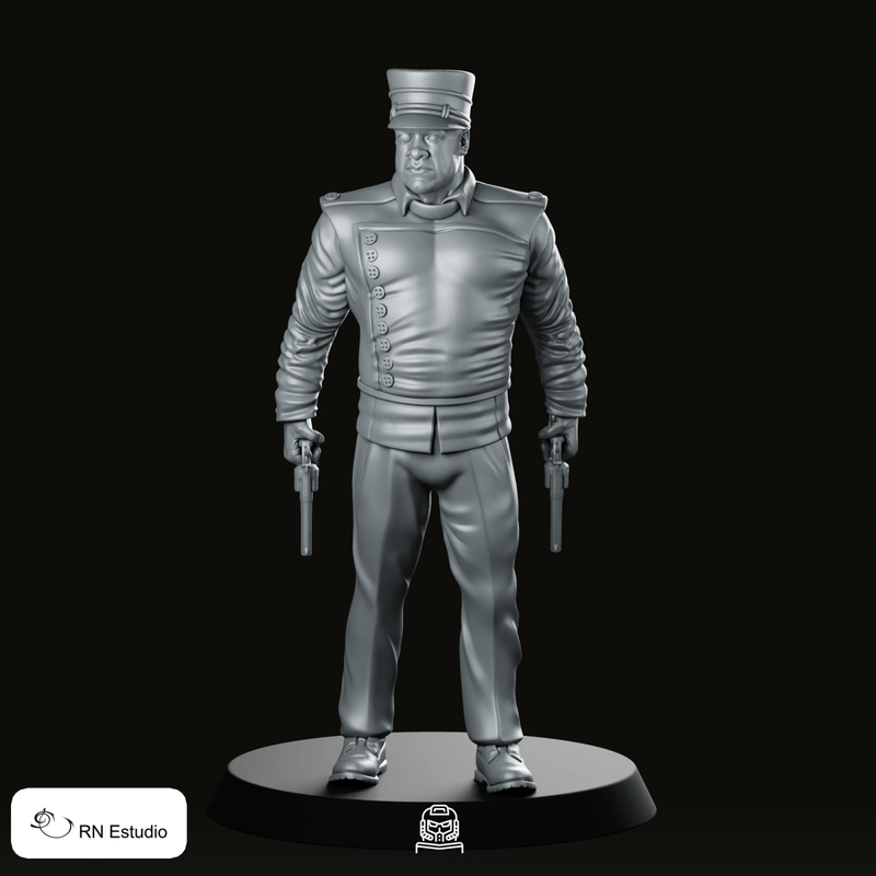 Manute Sin City Miniature Cyberpunk Enforcer Gunslinger