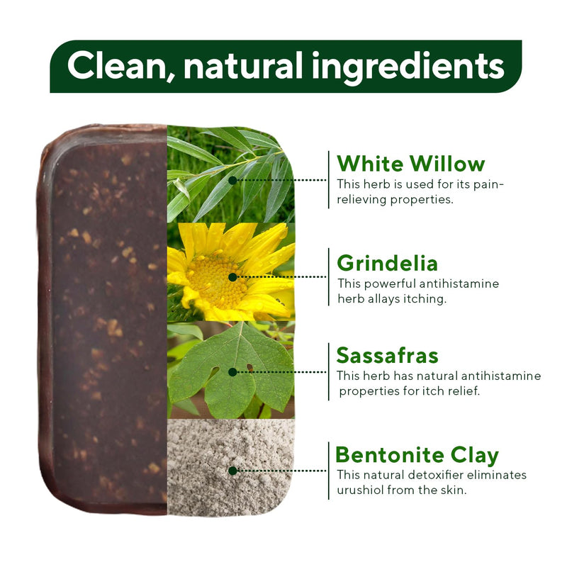 Marie Originals Poison Ivy Soap Bar | All-Natural Poison Ivy Treatment & Anti-Itch Skin Cleanser | 2.9 oz