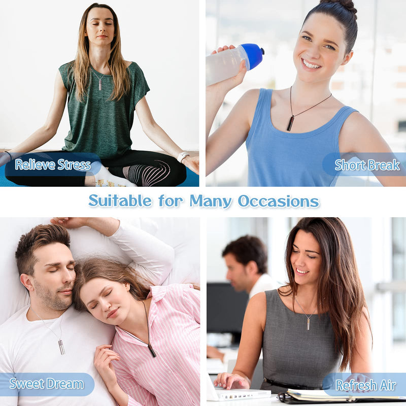 Maromalife Diffuser Necklaces – 2-Pack Stainless Steel Locket Gift Set