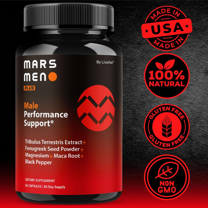 Mars Men Plus – 2 Pack Natural Support Capsules | Premium Multivitamin