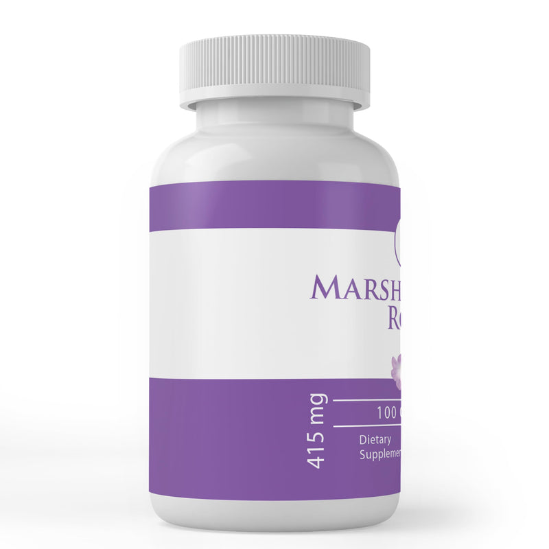 Pure Marshmallow Root Capsules – 100 Count, Always Pure, No Additives, Lab Verified