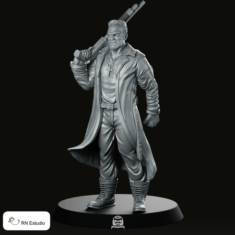 Marv Sin City Miniature Gritty Vigilante Gunslinger