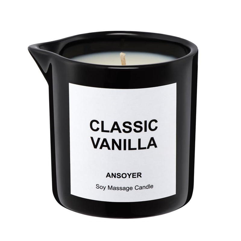 Massage Oil Candle for Men – Ultra Hydrating 8.1oz Classic Vanilla
