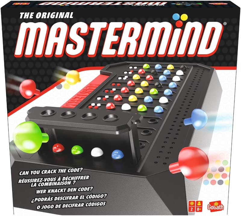 Mastermind The Original – Classic Code Cracking Strategy Game for 2 Players (Ages 8+)