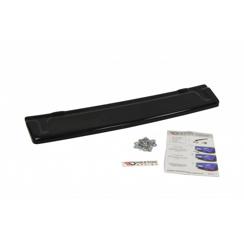 Maxton Design - VW Golf MK7 R (WITHOUT VERTICAL BARS) (2013-2016) Central Rear Splitter