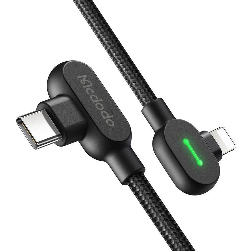 Mcdodo Right Angle USB-C to Lightning Fast Charging Gaming Cable 36W PD