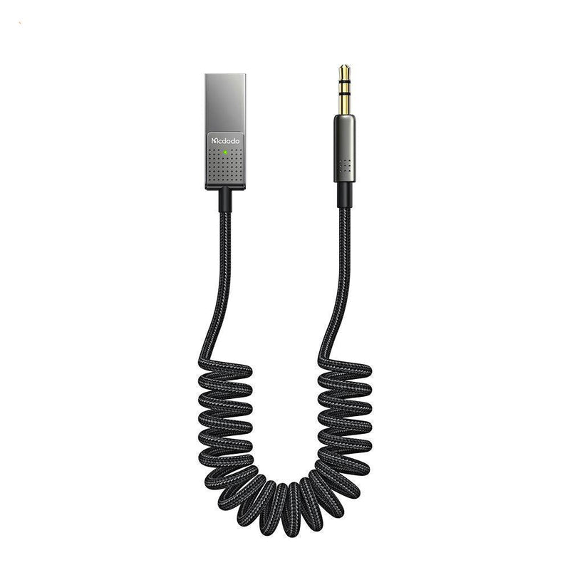 Mcdodo Bluetooth 5.1 Aux Adapter Wireless Car Receiver USB to 3.5mm Built-in Mic