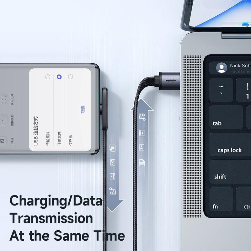 Mcdodo Right Angle Flat USB-C Fast Charger Cable 100W 6A Charging