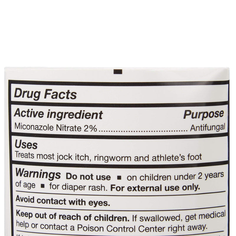 McKesson Antifungal Cream 2% Miconazole Nitrate — 4 oz Tube (3 Count) for Itching, Burning & Cracking
