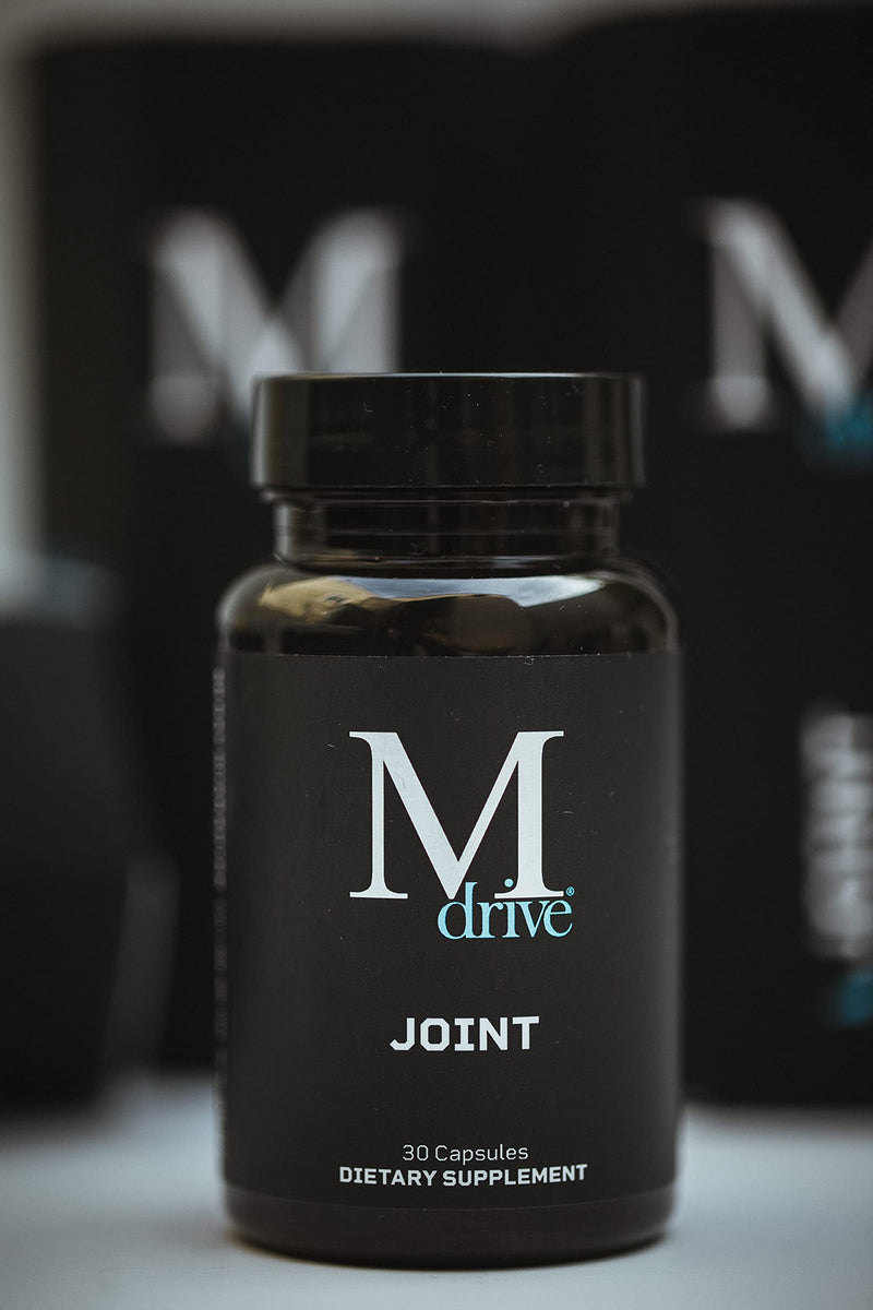 Mdrive Joint Support for Men – UC-II Collagen, Turmeric & Hyaluronic Acid – 30 Count