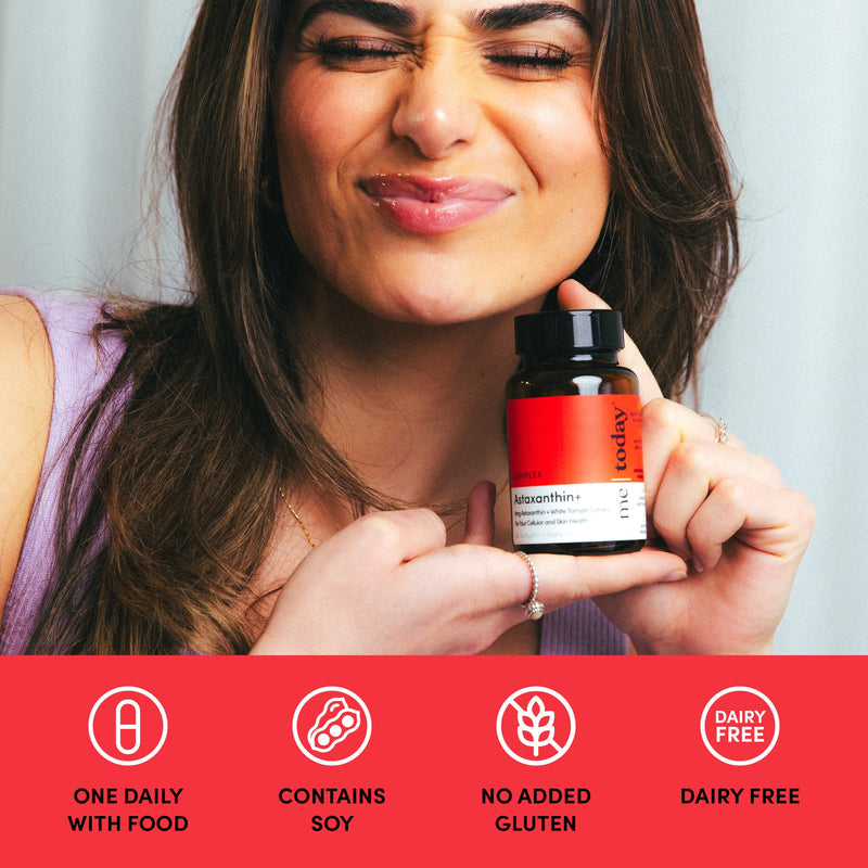 Me Today Complex Astaxanthin+ 8mg Softgels | Antioxidant Support for Skin Health & Cellular Wellness