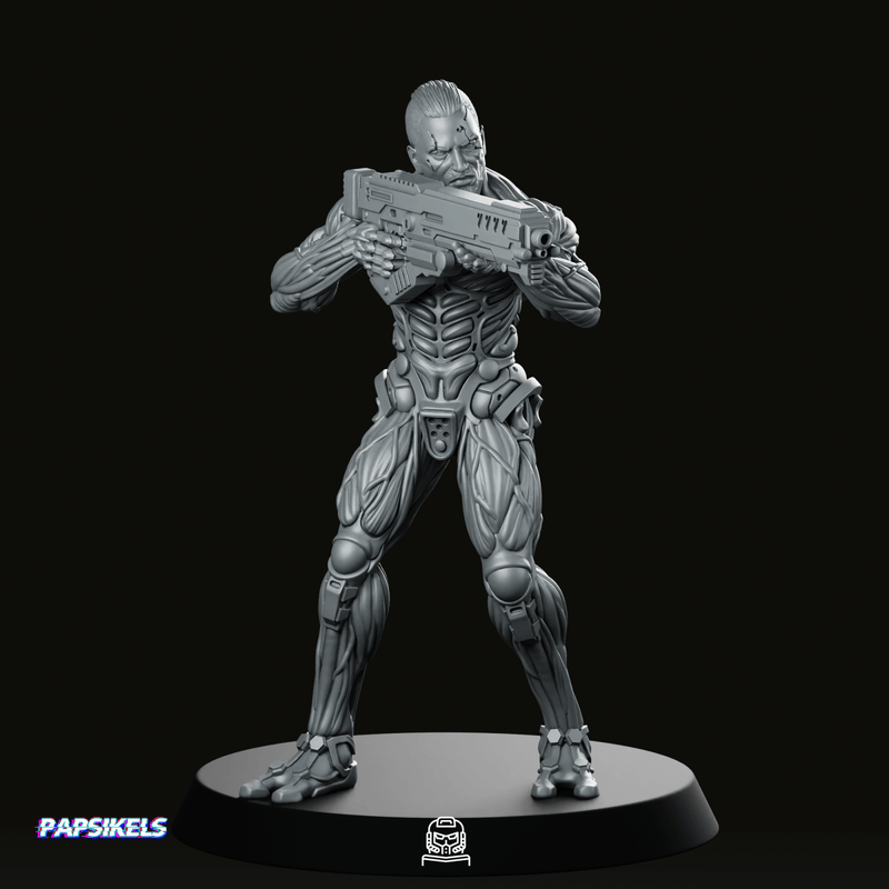 Mechanically Augmented Soldier Jaron Namir 2 Miniature Cybernetic