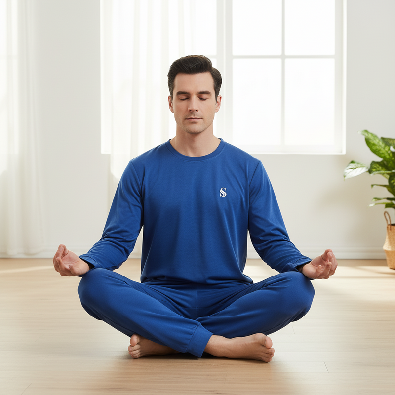 Men's Premium Brushed Fabric Loungewear Set Elevate Your Comfort