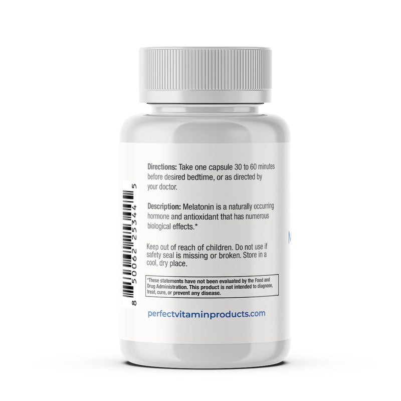 20mg Extra Strength Melatonin MAX - High-Dose Sleep Aid (Vegan)
