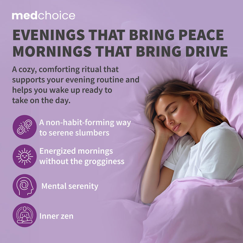 MEDCHOICE 12-in-1 Melatonin Sleep Capsules – 5mg Melatonin + Magnesium Glycinate 500mg (90ct, Pack of 4)