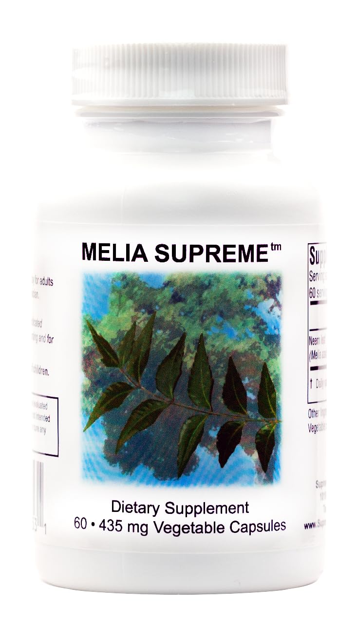 Melia Supreme Neem Leaf Capsules - 60 Vegetarian Capsules