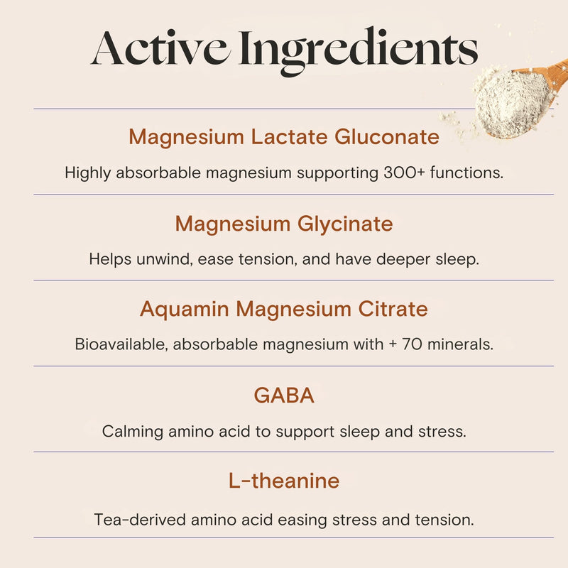 mellö Magnesium Superblend Powder – Sleep, Relaxation & Balanced Energy | Pomegranate, 10-Pack