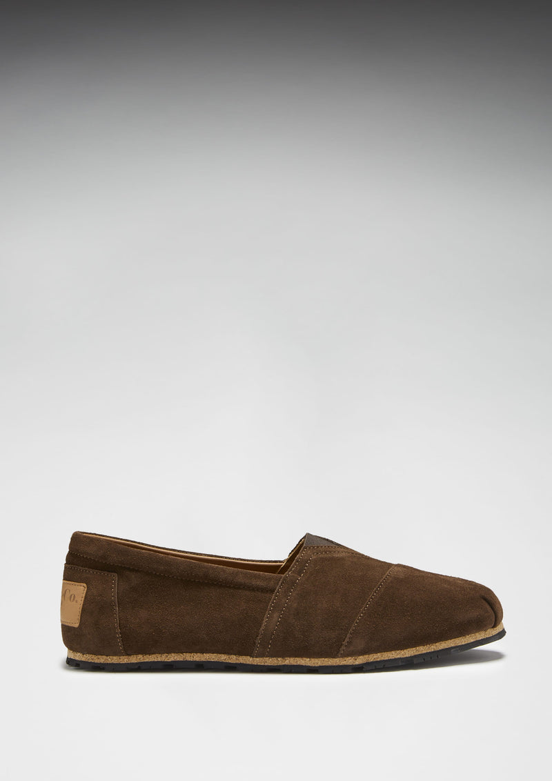 Tyre Sole Espadrilles, brown suede