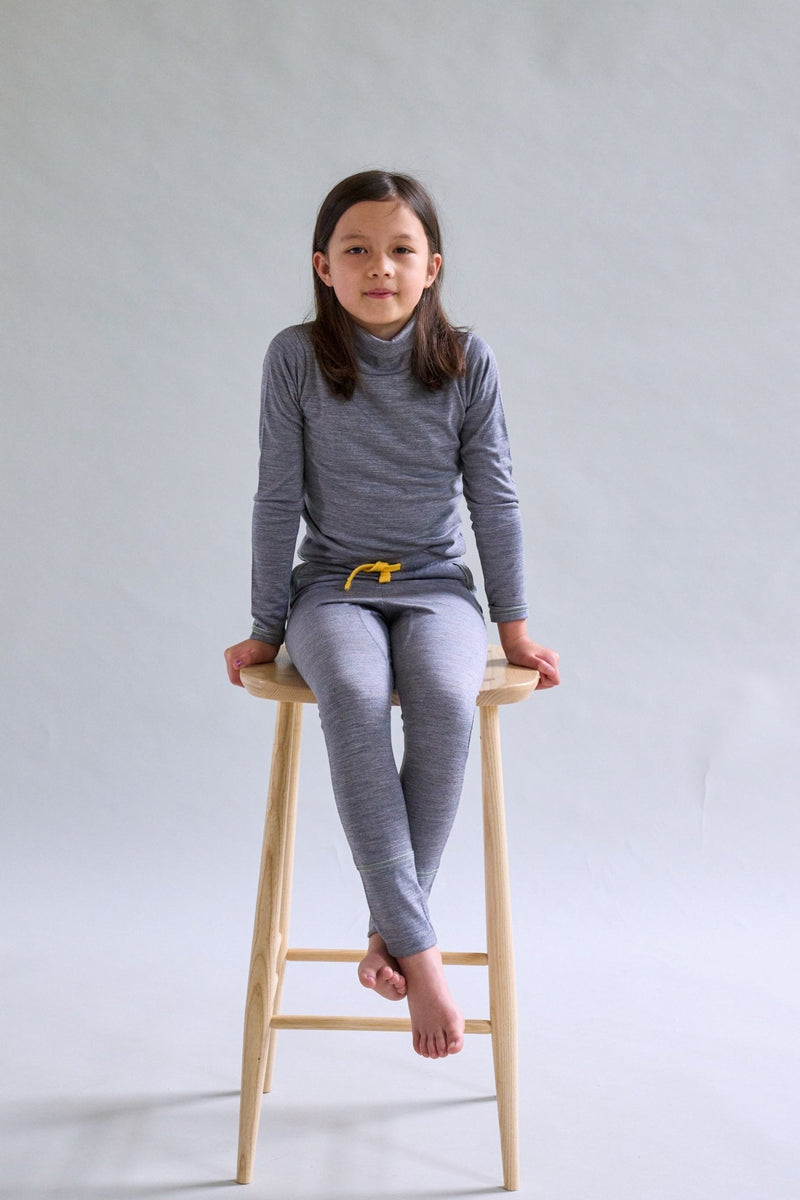 Merino Polo Neck, Chocolate Brown