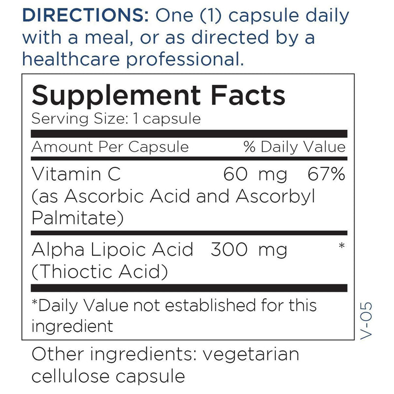 Metabolic Maintenance Alpha Lipoic Acid 300mg – 90 Caps | Nerve & Liver Health