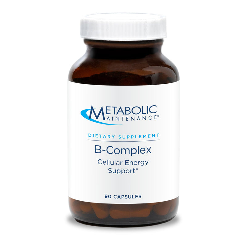 Metabolic Maintenance B-Complex – Methylated B Vitamins for Energy (90 Vegan Capsules)