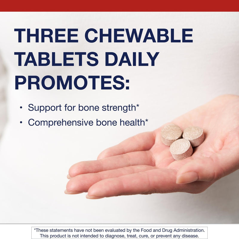 Metagenics Bone Builder Chewable Supplement – Calcium, Vitamin D & Magnesium for Bone Strength & Teeth Health – Non-GMO, Gluten-Free – 90 Chewable Tablets