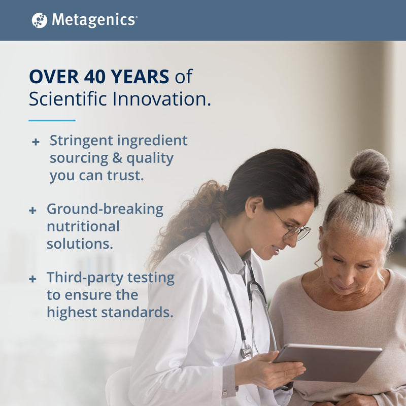 Metagenics CoQ10 ST-100-100 mg Ubiquinone + Vitamin E | Heart & Energy Support