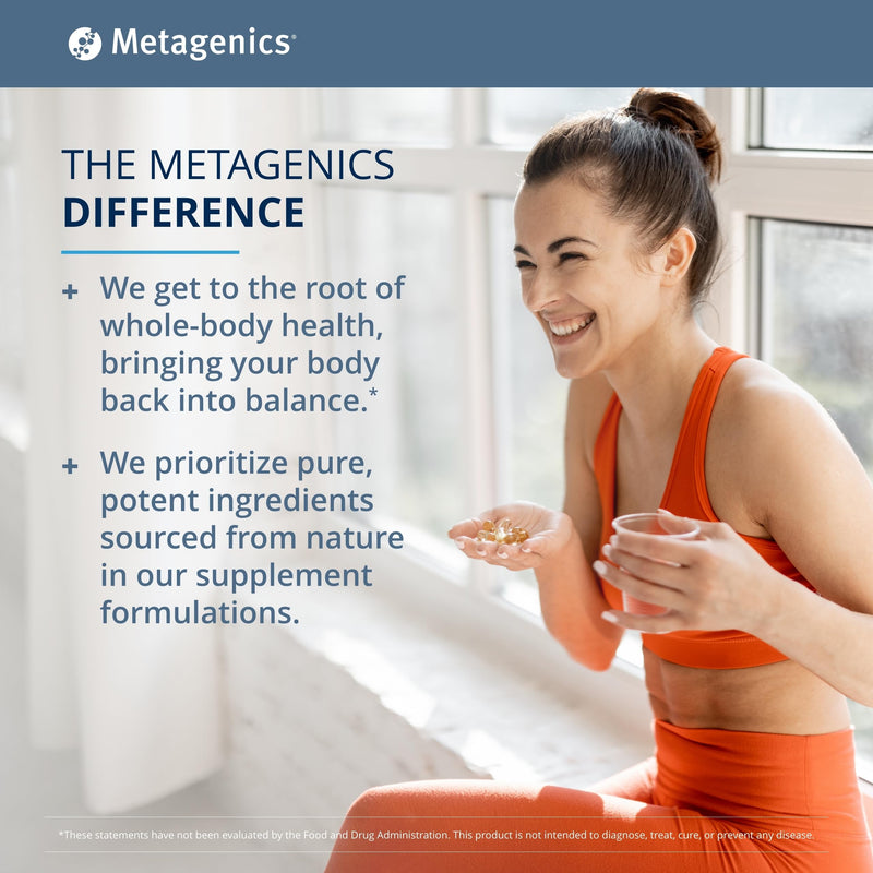 Metagenics CoQ10 ST-100 100 mg Ubiquinone with Vitamin E – Heart, Energy & Antioxidant Support