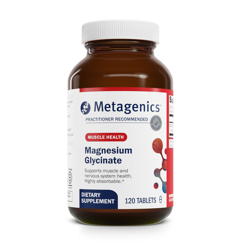 Metagenics Magnesium Glycinate | Highly Absorbable Magnesium - Sleep, Stress & Muscle Support (120 Tablets)