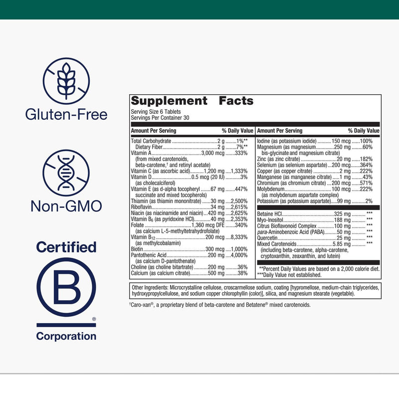 Metagenics Multigenics Multivitamin – Daily Multivitamin for Bone, Heart & Immune Support