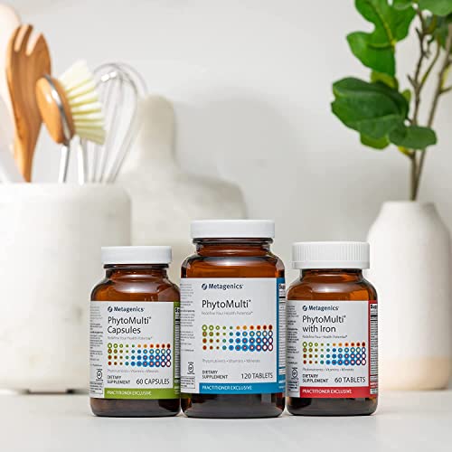 Metagenics PhytoMulti Without Iron – 60 Tablets | Daily Multivitamin with 20+ Nutrients, NonGMO & GlutenFree