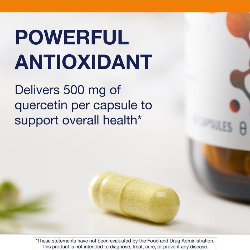 Metagenics Quercetin 500mg Supplement – Immune, Antioxidant & Heart Support | Non-GMO, Gluten-Free, Vegan – 60 Capsules