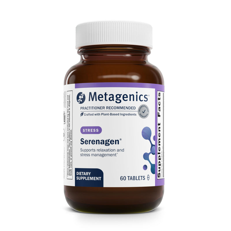 Metagenics Serenagen Supplement - Herbal Stress Management with Asian Ginseng & Chinese Herbs | 60 Tablets