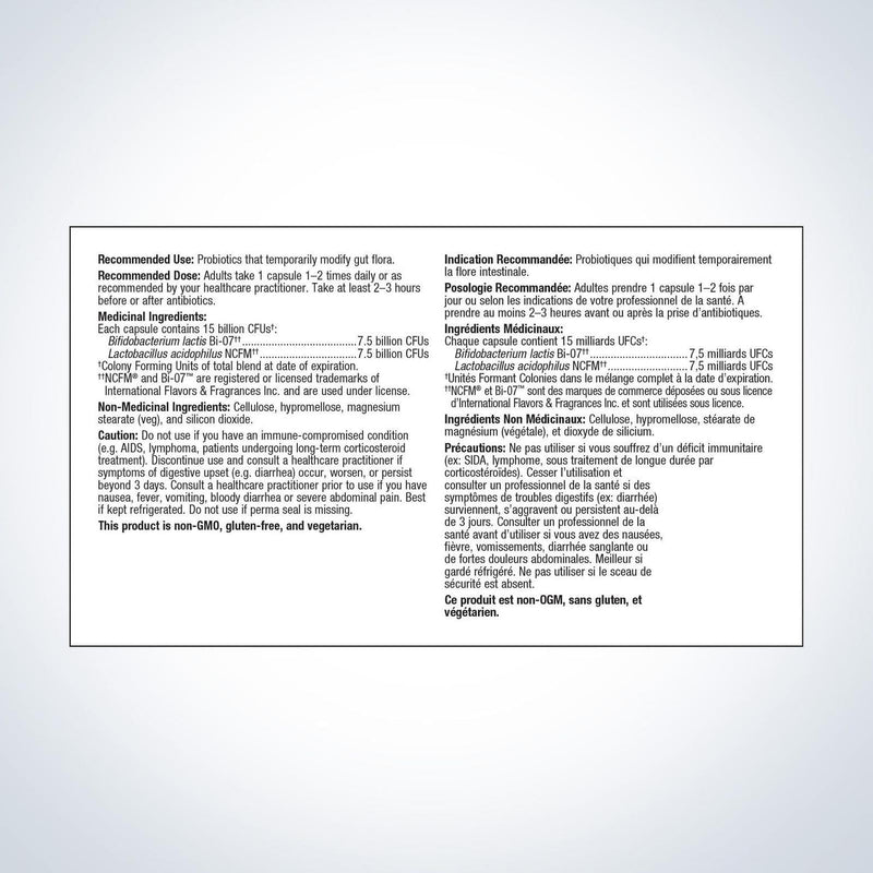 Metagenics UltraFlora Balance Probiotic – 15B CFU, Shelf-Stable, 60 Capsules – Non-GMO & Gluten-Free